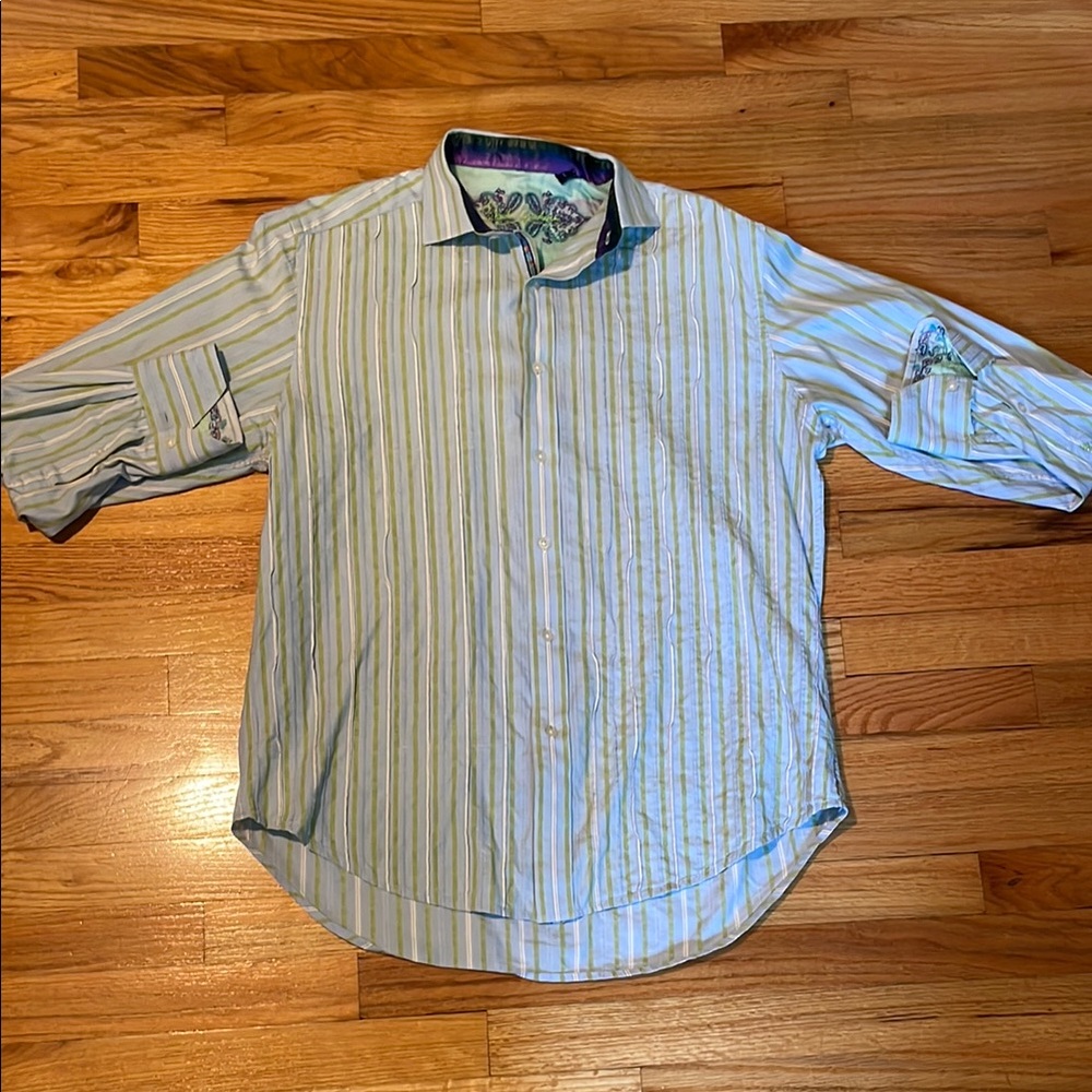Robert Graham Striped Longsleeve Shirt